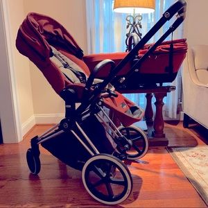 Cybex Priam Platinum Stroller system 2017 color Autumn Gold
